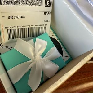 Tiffany letter “D” necklace